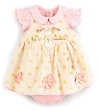 バニーズバイザベイ ロンパース デージーフラワー付 丈35cm×胴回り50cm イエロー コットン 237184