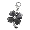 Charm vierbl�ttrige Kleeblatt aus versilbertem Metall