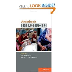 Anesthesia Emergencies (Emergencies Series) by Keith Ruskin and Stanley Rosenbaum