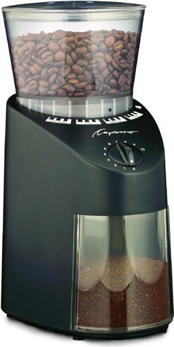 Capresso 560.01 Infinity Burr Grinder, Black