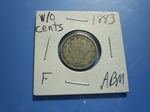 1883 Liberty Head Type Nickel-No CENTS Variety