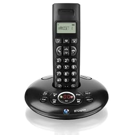 BT Graphite 1500 DECT Digital Cordless Telephone and Answering Machine - Black