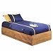 South Shore 3432080 Little Treasures Collection Mates Bed, Country Pine