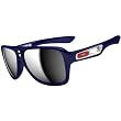 Oakley Dispatch II Men's Lifestyle Designer Sunglasses w/ Free B&F Heart Sticker - Polished Navy/Chrome Iridium