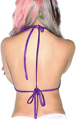 iHeartRaves Heart Beatz Halter Rave Top (Purple)
