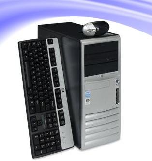 Fast HP DC7700 Desktop Computer Pentium Core 2 Duo 1.86Ghz/2GB/80GB/DVDRW Keyboard/Mouse/Recovery CD included On Sale