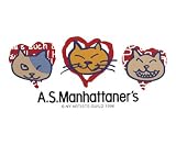 【Ａ.Ｓ.マンハッタナーズ／A.S.MANHATTANER'S】　猫のバングルウォッチ （シルバー）