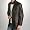 BGSD Men's Classic Three-Button Lambskin Leather Blazer - Regular, Tall, Big, Big & Tall
