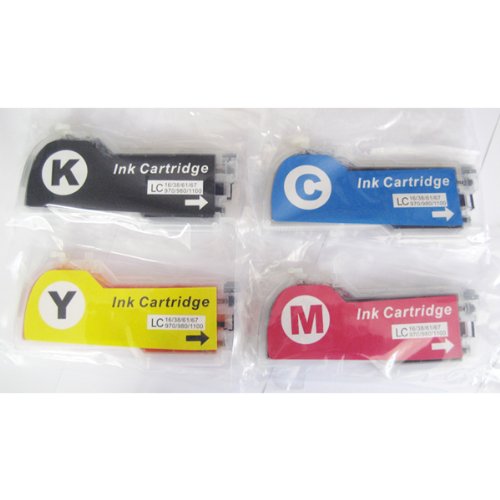 Gigablock Continuous Ink System: Refillable Cartridge for Brother printers that are used in LC61 38 16 970 98067 1100