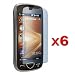 6x Reusable Screen Protector for Samsung Omnia II SCH-i920 (CDMA)