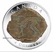 Dinosaur Silver Canada Mint 2007 $4 Fine Silver Dinosaur Coin Duck-billed Dinosaurs Crested Lizard Parasaurolophus