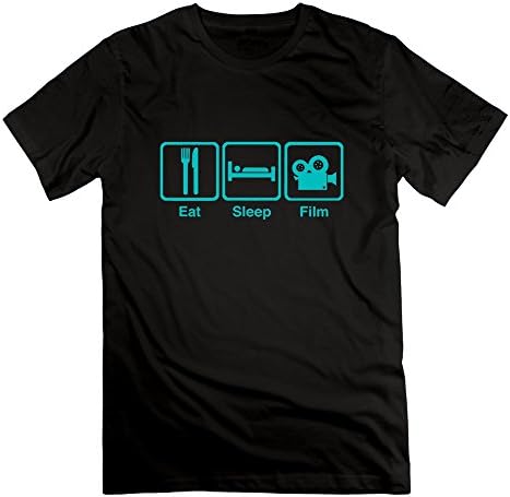 Mens Short Sleeve Eat Sleep Film T-shirt