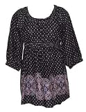 New Womens Kaftan Top Tunic. Available in Black or Red. Sizes 6 to 12. Sizes EU 34 to 40. Sizes 36