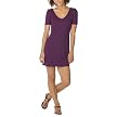 Juniors' Xhilaration® 3/4-Sleeve Fitted V-Neck Dress - Purple