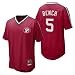 Men's Johnny Bench #5 Cincinnati Reds In The Day Cooperstown BatAround Throwback Baseball Jersey by (Size=X-LARGE)