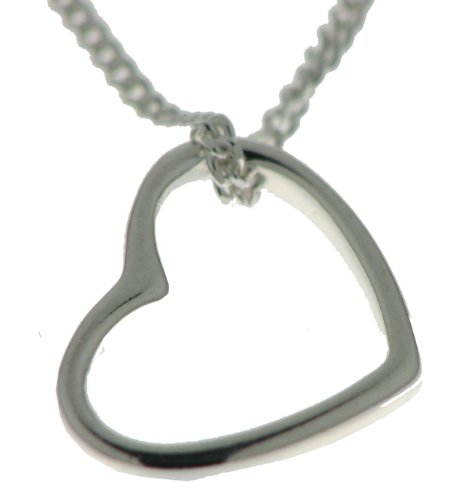 ZEEme Basic Silver - Damencollier 925/- Sterling Silber 42+3cm Herz 299240034 Preisvergleich