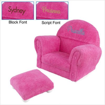 Kidkraft Kids Bubblegum Chenille Rocker