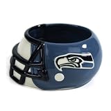 Pack of 2 NFL Seattle Seahawks Multi-Functional Mini Ceramic Helmet Bowls 5"