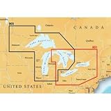 Magellan MapSend BlueNav XL3 Charts for eXplorist (West Great Lakes)