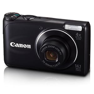 Canon Powershot A2200 14.1 MP Digital Camera with 4x Optical Zoom (Black)