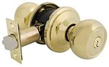 Master Lock CACR103 Modified Ball Knob, Keyed Entry w/Recodable Cylinder, Polished Brass Master Lock CACR103 Modified Ball Knob, Keyed Entry w/Recodable Cylinder, Polished Brass