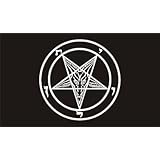 5' x 3' Baphomet Flag