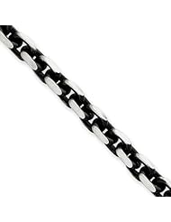 5.6mm, Sterling Silver, Antiqued Cable Chain, 22 inch