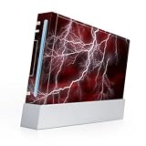 Nintendo Wii Skin plus one nunchuck skin-Apocalypse Red