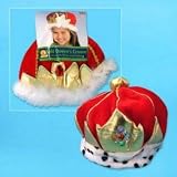 Crown Hat Velvet King and Queen Assorted Case Pack 48