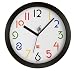 Frank Lloyd Wright Exhibition Typeface Wall Clock Black