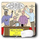 Rich Diesslins Funny General Cartoons - Halloween - Zombie Whose Line is it Anyway - Mouse Pads