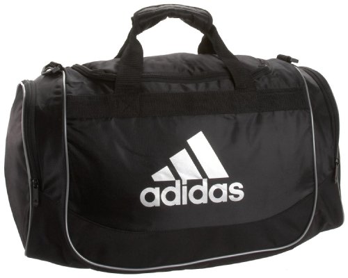 adidas Defender Small Duffel,Black/Silver,Small