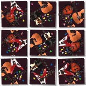 41%2BWJJ4PUyL B.Dazzle GUITARS Scramble Square 9 Piece Puzzle