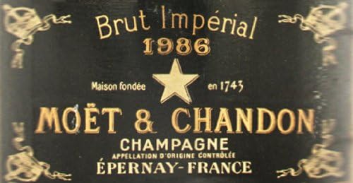 1986 Moet Chandon 750 mL