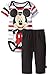 Disney Baby Boys' Disney Mickey Mouse Two-Piece Soft Bodysuit and Pant Set