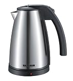 Produkt-Bild: Severin WK 3492 Wasserkocher, Edelstahl-geb&uuml;rstet-schwarz / 1,0 Liter Inhalt / 1500 W
