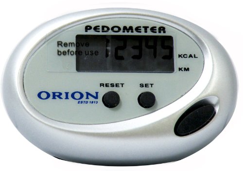 Orion LCD Step Count Calorie Pedometer