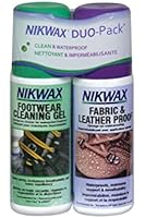 Nikwax Fabric & Leather Footwear Clean/Waterproof DUO-Pack