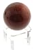 1" (25mm) Goldstone Crystal Ball with Glass Display Stand