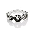 FOJO's Marcasite Swirls Ring
