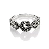 FOJO's Marcasite Swirls Ring