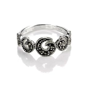 FOJO's Marcasite Swirls Ring by FOJO