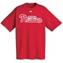 Philadelphia Phillies Official Wordmark Short Sleeve T-Shirt, Athletic Red