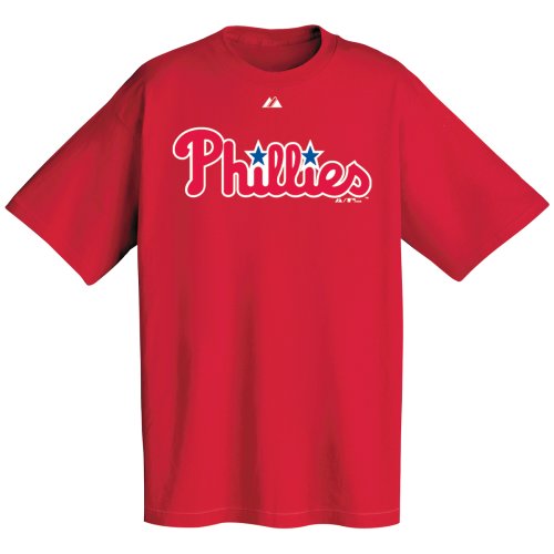Philadelphia Phillies Official Wordmark Short Sleeve T-Shirt
