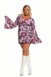 Plus Size Vintage Vixen Disco Costume