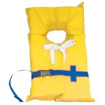 Absolute Outdoor Kent Adult Compliance PFD Type II Life Jacket (Yellow)