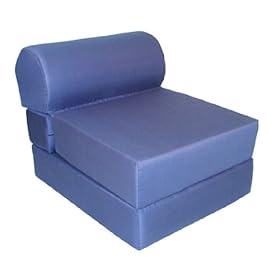 Studio Chair Sleeper Jr. Twin (Navy Fabric)