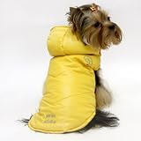 Dog Dog Collection Designer Dog Apparel - Phillis Vest - Color: Yellow, Size: L
