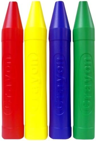 4 PACK Giant Jumbo Big New Aprox 20 Tall Plastic Crayon Piggy Bank by Always Under