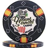 New Desert Sands Casino 10g Poker Chips w/Denominations